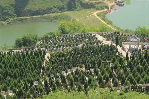 西安高橋墓園分區(qū)圖，以時光為友